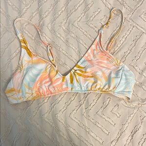 Wild Fable Tropical Print Bikini Top - Pastel Multicolor